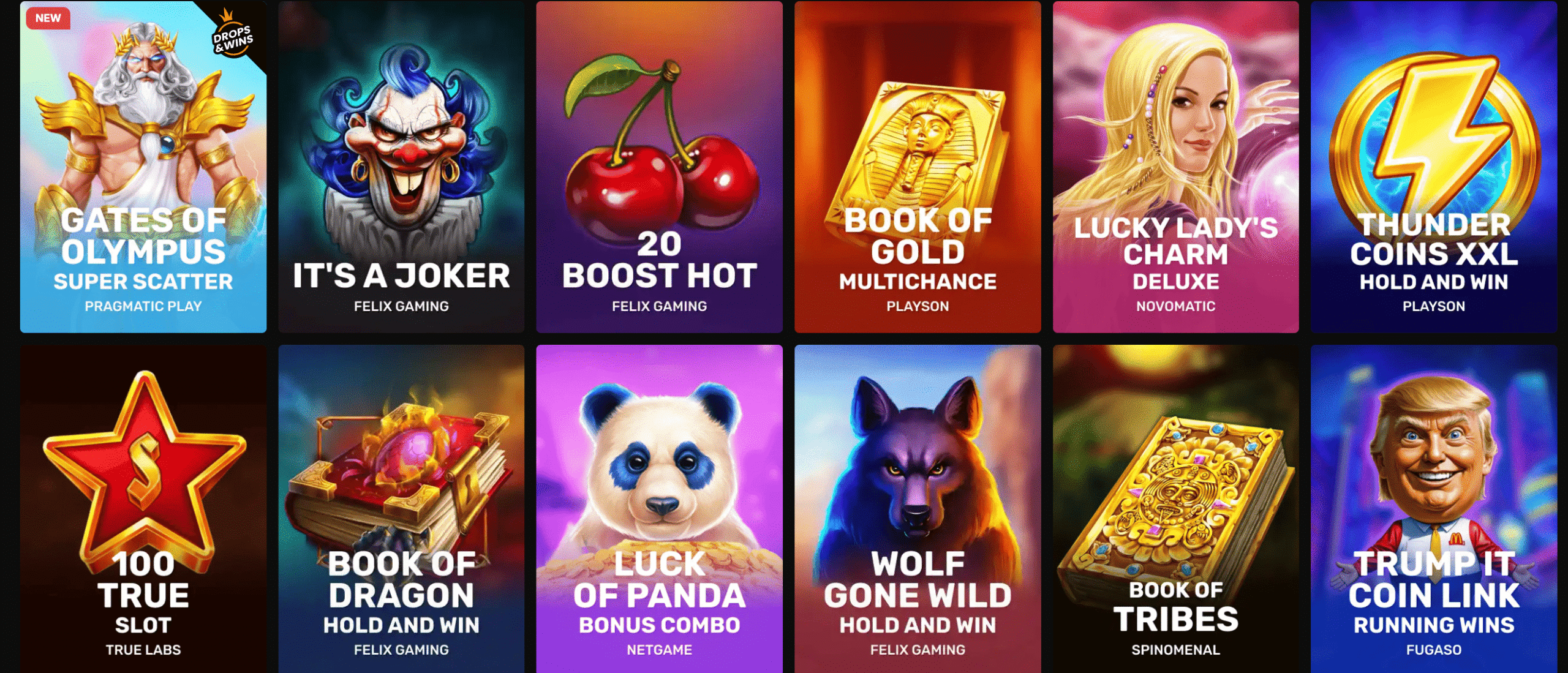 CasinoChan igralniški lobi in izbor iger
